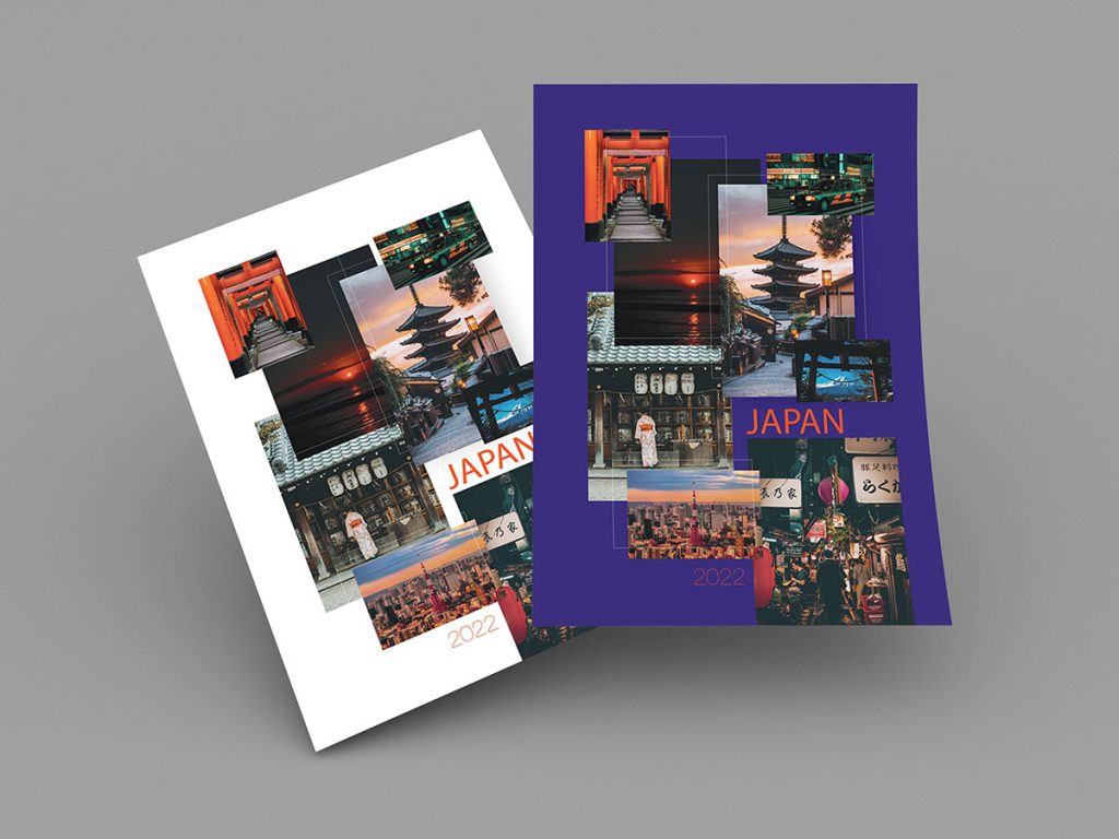 flyer voyage graphisme